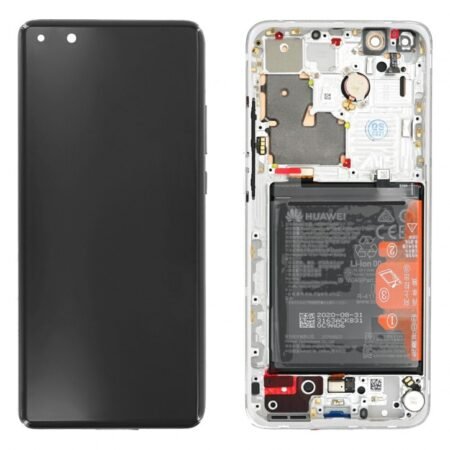 Écran Complet + Batterie Huawei P40 Pro+ Blanc (Original)