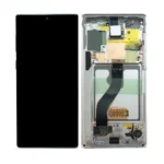 Écran OLED + Châssis Blanc Officiel Samsung Galaxy Note 10 (SM-N970F) – Service Pack