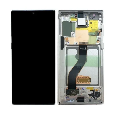 Ecran + chassis blanc OFFICIEL Samsung Note 10 SM-N970F