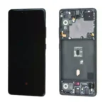 Samsung Galaxy A51 5G A516 GH82-23100A / GH82-23124A : Ecran & Tactile Original Noir Prismatique