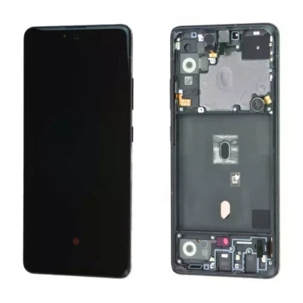 Samsung Galaxy A51 5G A516 GH82-23100A / GH82-23124A : Ecran & Tactile Original Noir Prismatique
