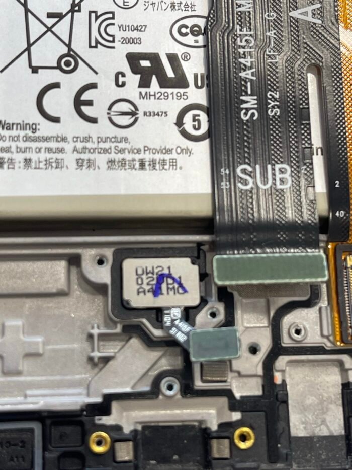 Samsung Galaxy A41 (A415F) : Lecteur d'Empreintes – Image 2