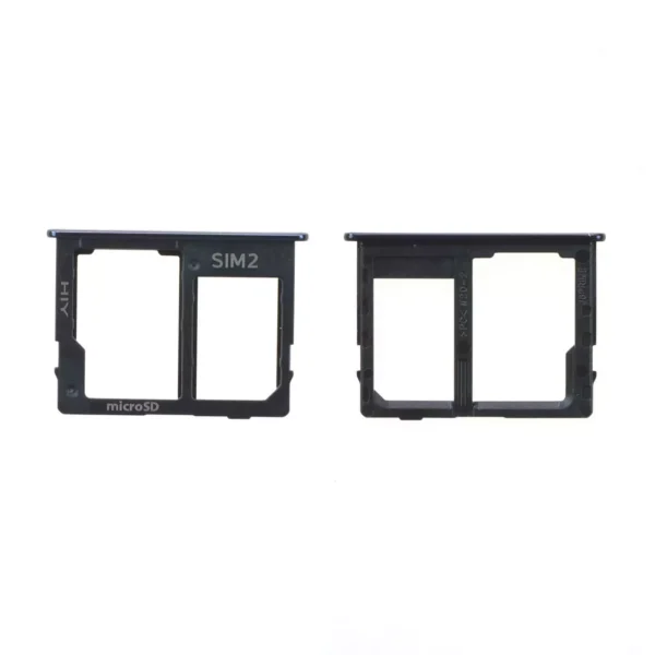 Tiroir SD / SIM 2 Samsung Galaxy J4+ (J415F) / J6+ (J610F) Noir Origine