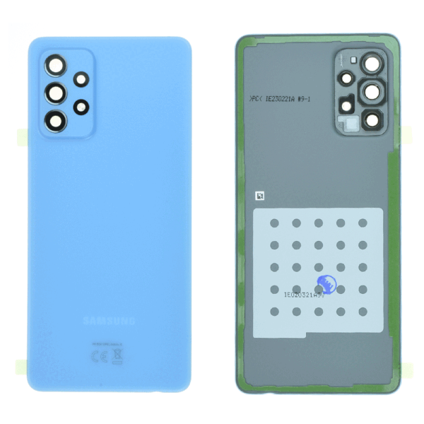 Vitre Arriere Samsung Galaxy A72 (A725F) Bleu Origine