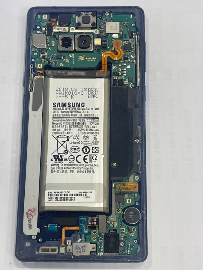 Batterie d'Origine Samsung Galaxy Note 9 (SM-N960F) – EB-BN965ABU – 4000mAh – Neuve – Image 2