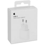 Adaptateur Secteur Apple USB-C 20W - Chargeur Officiel Apple - Charge Rapide Power Delivery - Design Compact Blanc