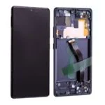 Ecran Complet ORIGINE Samsung Galaxy S10 Lite (SM-G770F) - Bloc Afficheur Super AMOLED Plus + Vitre Tactile sur Châssis - Noir