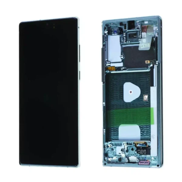 Ecran Samsung Galaxy Note 20 5G Vert + Châssis