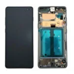 Écran ORIGINE Samsung Galaxy S10 5G (G977) Noir – Bloc Complet + Châssis – Service Pack