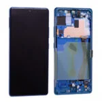 Ecran Complet Original Samsung Galaxy S10 Lite (SM-G770F) - Super AMOLED Plus avec Châssis - Bleu (Prism Blue)