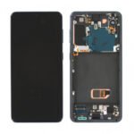 Ecran Samsung Galaxy S21 5G (G991) Noir + Châssis (Service Pack)