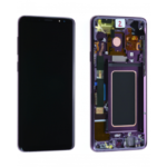 Écran Original Samsung Galaxy S9 (SM-G960F) – Service Pack – Violet (Lilac Purple) – Châssis Inclus