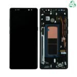 Écran ORIGINE Samsung Galaxy Note 8 (N950F) Noir – Bloc Complet + Châssis – Service Pack