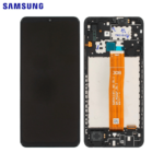 Écran Complet Original Samsung Galaxy A02 (SM-A022F) - LCD + Tactile avec Châssis - Noir - Service Pack GH82-25249A / GH82-25250A - Envoi 24h