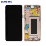 Écran Complet Original Samsung Galaxy S9 (SM-G960F) - Super AMOLED - Avec Châssis Or (Sunrise Gold) - Service Pack - Envoi 24h