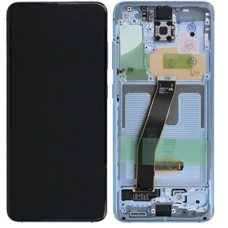 Ecran Samsung Galaxy S20 4G/5G (G980/G981) Gris + Châssis (Service Pack)