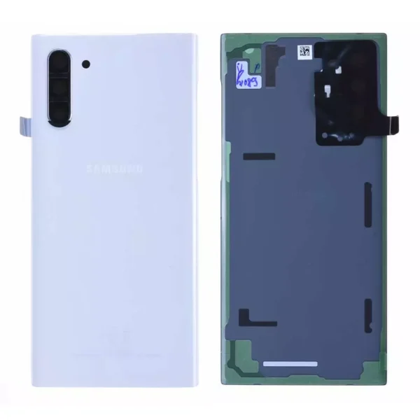 Vitre arrière Samsung Galaxy Note 10 (N970F) Blanc Origine