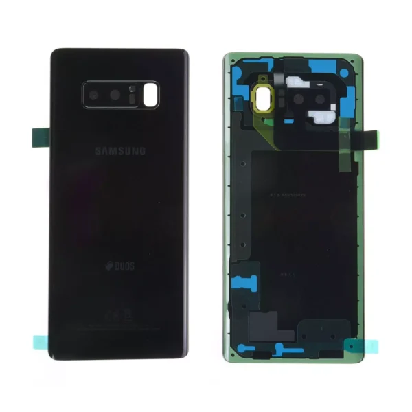 Vitre arrière Samsung Galaxy Note 8 (N950F) Noir Carbone