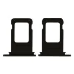 Tiroir Carte Nano SIM pour iPhone 11 – Couleur Noir – Avec Joint d'Étanchéité – Qualité Identique
