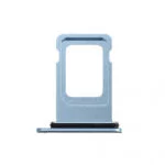 Tiroir Carte Nano SIM pour iPhone XR - Coloris Bleu (Sky Blue) - Support SIM avec Joint d'Étanchéité - Qualité Originale