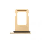 Tiroir Carte Nano SIM pour iPhone XR - Coloris Jaune (Yellow) - Support SIM avec Joint d'Étanchéité - Qualité Originale