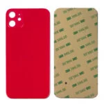 Vitre Arrière pour iPhone 11 – Rouge (PRODUCT)RED – Version Big Hole pour Pose Facile – Verre de Remplacement Haute Qualité – Compatible A2221, A2111,