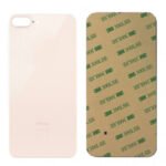 iPhone 8 Plus : vitre arrière Or (Grand trou)