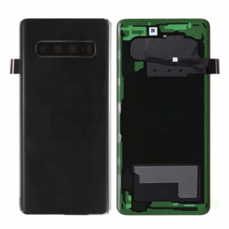 Vitre arrière Samsung Galaxy S10 Plus (G975F) Prism Noir )