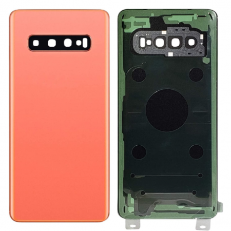 Vitre arrière Samsung Galaxy S10 Plus (G975F) Prism Orange