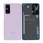 Vitre Arrière Originale pour Samsung Galaxy S20 FE (G780F / G781B) - Cache Batterie avec Adhésif - Cloud Lavender (Lavande)