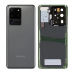 Vitre Arrière (Cache Batterie) pour Samsung Galaxy S20 Ultra 4G / 5G (SM-G988F / SM-G988B) - Gris Cosmique / Cosmic Gray