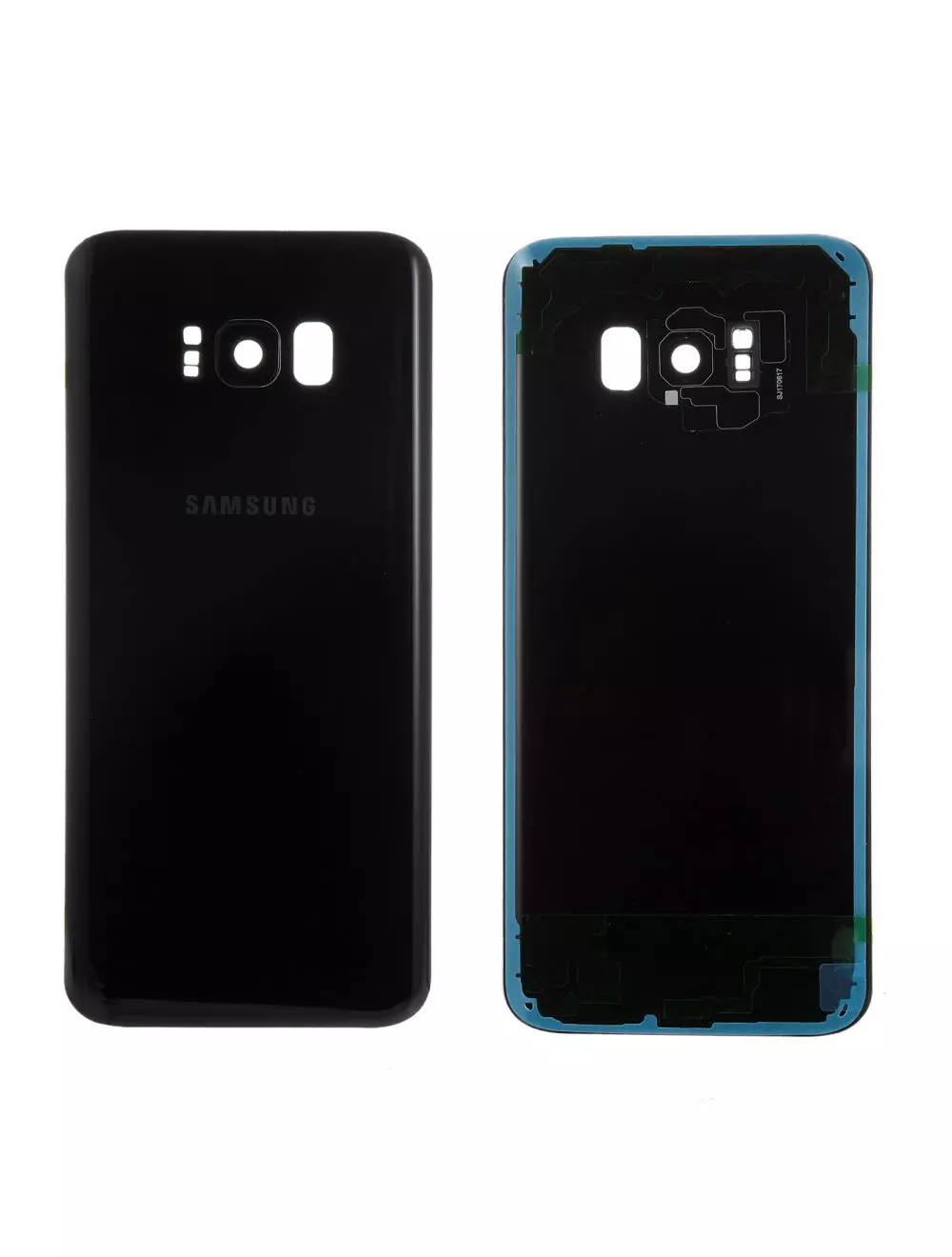 CACHE ARRIÈRE ORIGINAL SAMSUNG GALAXY S8 PLUS G955 NOIR CARBONE – Image 1