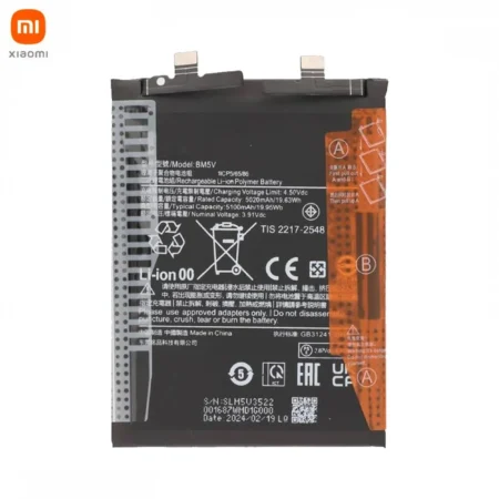 Batterie Original Xiaomi Redmi Note 13 Pro 5G & Poco X6 5G 1330102000118B BM5V