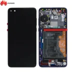 Écran Complet avec Châssis et Batterie Original Huawei P40 02353MFU Bleu