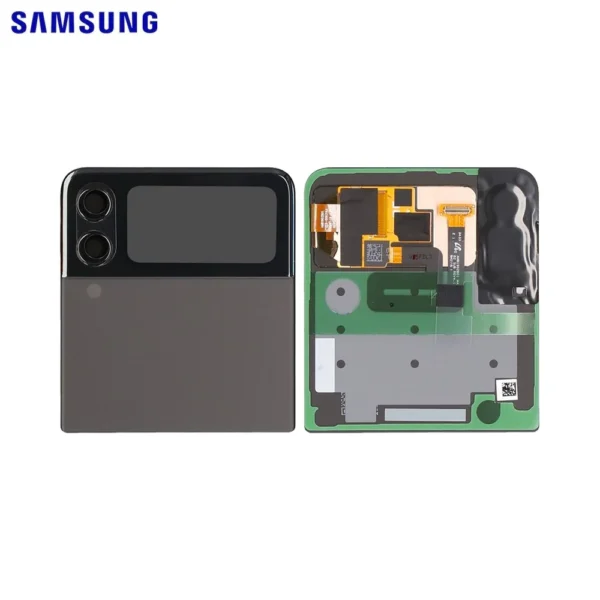 Cache Arrière Original Samsung Galaxy Z Flip 3 5G F711 (Supérieur) Noir