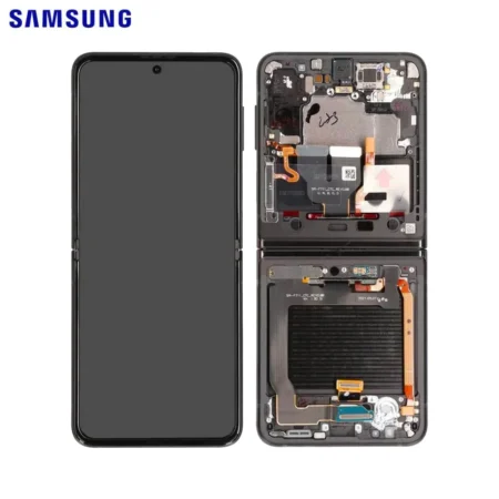 Ecran Tactile Original Samsung Galaxy Z Flip 3 5G F711 GH82-26273A Noir