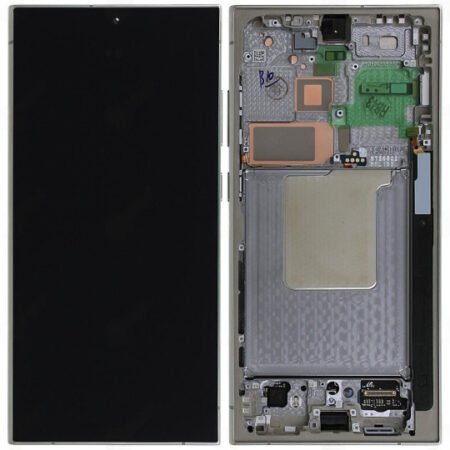 Ecran + chassis Gris Titane Samsung S24 Ultra OFFICIEL SM-S928B