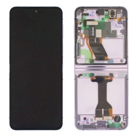 Ecran + chassis Lavande OFFICIEL Samsung Z Flip 5 (F731)