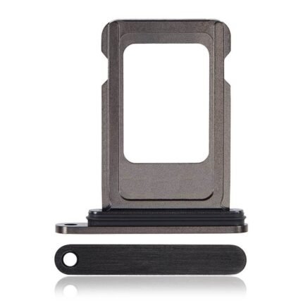 iPhone 15 Pro et 15 Pro Max : Tiroir SIM Titane noir