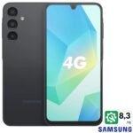 Samsung Galaxy A16 4G Bleu Nuit 4Go 128Go : Smartphone + Pack Accessoires (Coque + Verre Trempé)