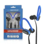 Ecouteur avec MICROPHONE ESPERANZA EH197 BLACK-BLUE – Image 3