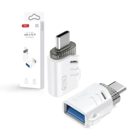 Adaptateur XO NB256B OTG USB - USB-C blanc