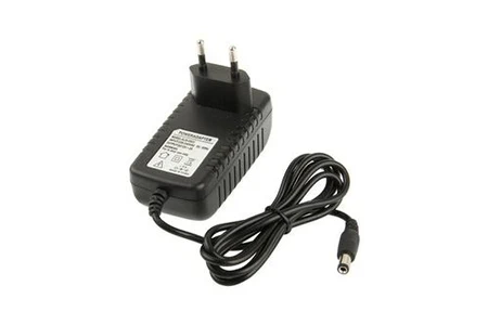 daptateur noir haute qualité ue plug ac 100-240v à dc 12v 2a secteur, conseils: 5,5 x 2,1 mm, longueur de câble: 1 m