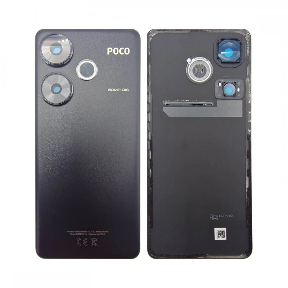 Cache Arrière Premium Xiaomi Poco F6 5G Noir Cache Arrière Premium Xiaomi Poco F6 5G Noir – Image 1