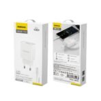 Chargeur Dudao A4EU 2,1 A blanc avec câble USB-A vers micro USB – Image 2
