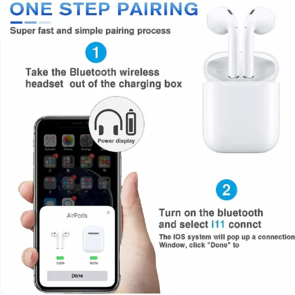 DUDAO – Écouteurs Intra-Auriculaires Bluetooth – U10B Blanc – Image 2