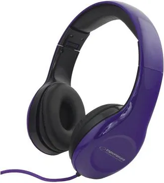 Casque audio stéréo Esperanza EH138V avec contrôle du volume et câble de 3 mètres.