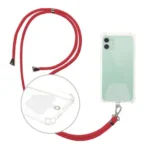 Lanière tour de cou universelle pour téléphone – Rouge