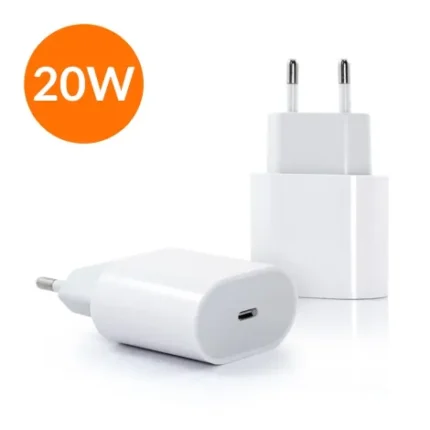 Adapatateur secteur Type -C 20W blanc