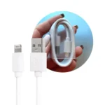Câble USB Lightning iPhone 5/6/7/X/11 – 1m – Blanc